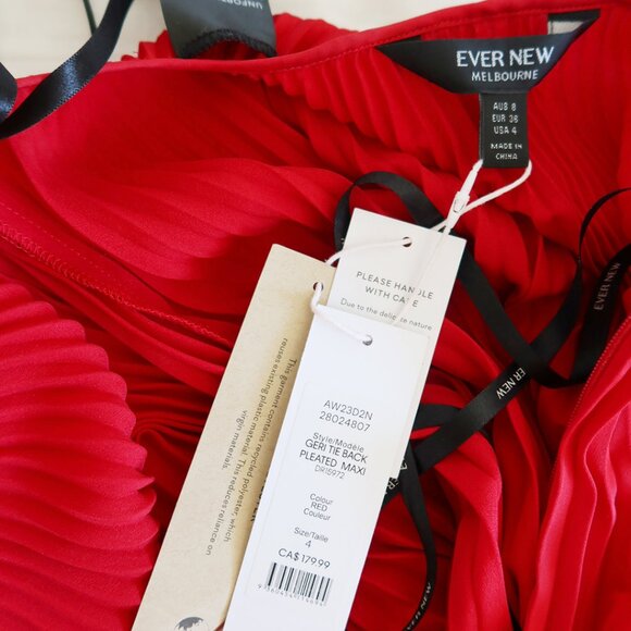 Ever New Geri Tie Back Pleated Dress - Picture 5 of 8